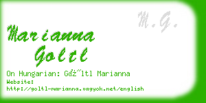 marianna goltl business card